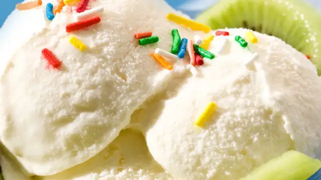 Helado casero de yogur
