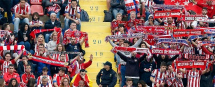 Aficionados del Atlético de Madrid
