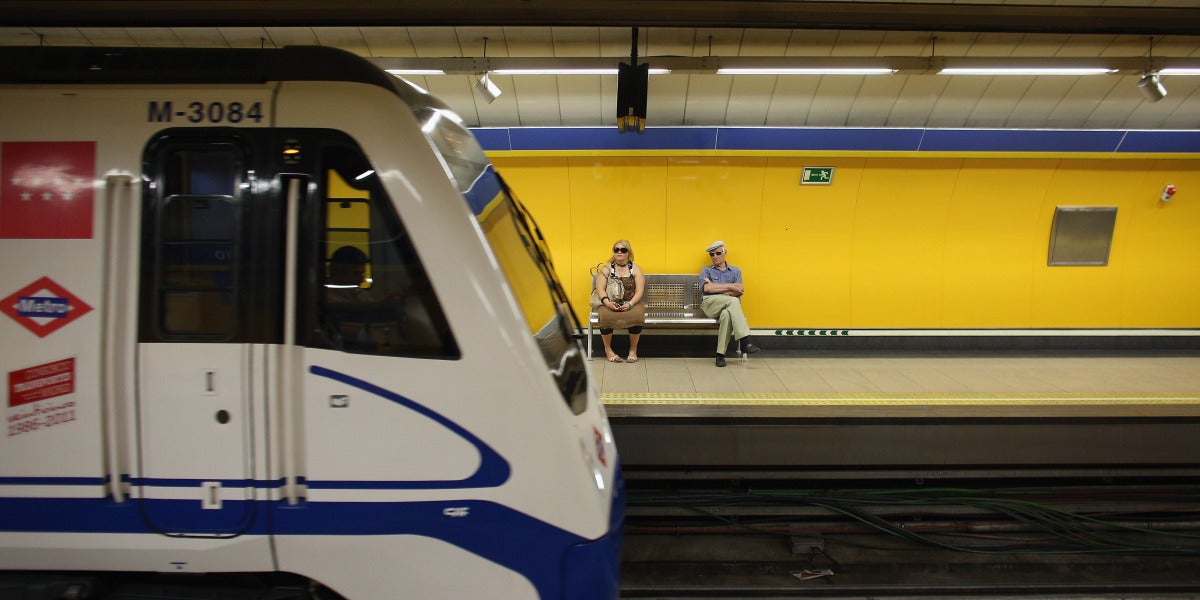 Una de las estaciones del Metro de Madrid