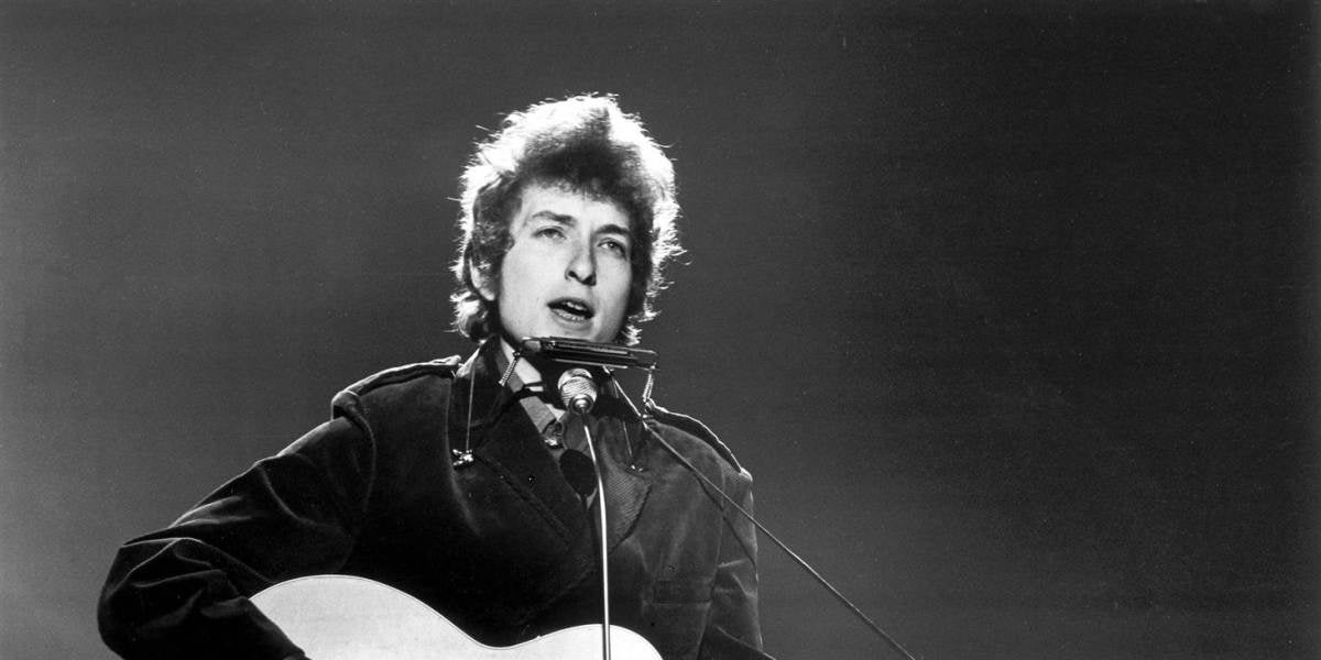 Bob Dylan, durante un concierto en la gira de 1967