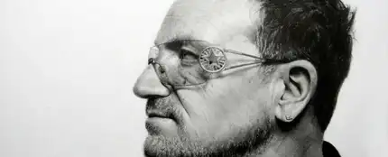 Bono de U2, ¿pintura o fotografía? Bono de U2, ¿pintura o fotografía?