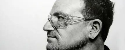 Bono de U2, ¿pintura o fotografía? Bono de U2, ¿pintura o fotografía?