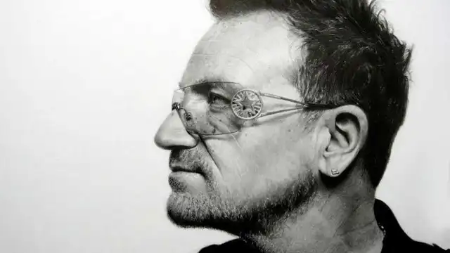 Bono de U2, ¿pintura o fotografía?