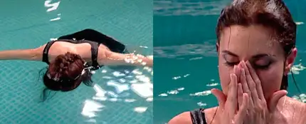 Prueba de apnea de Pilar Rubio en El Hormiguero Prueba de apnea de Pilar Rubio en El Hormiguero
