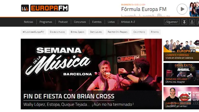 europafm.com supera el millón de usuarios