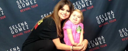Selena Gomez y la pequeña Audrey