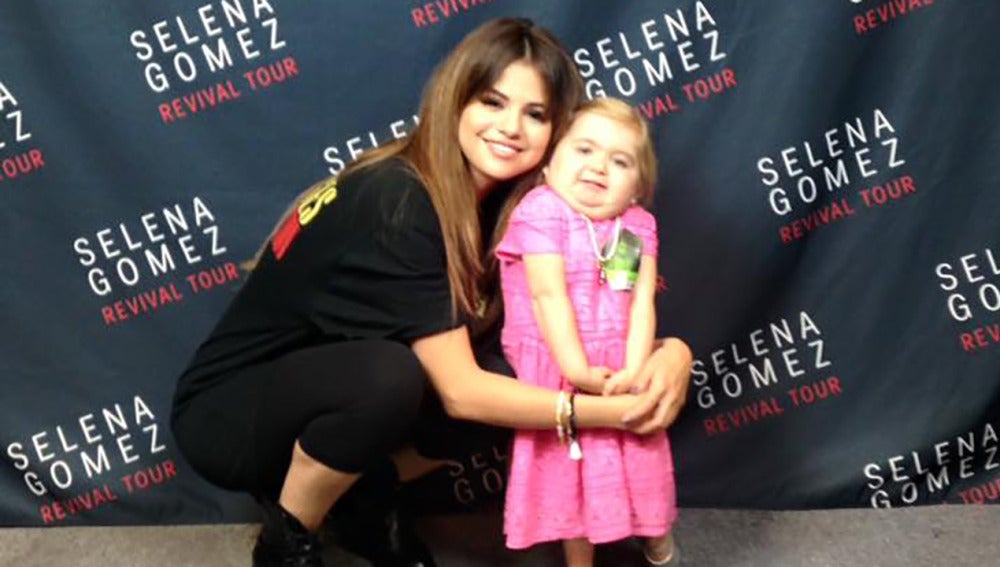 Selena Gomez y la pequeña Audrey