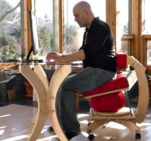 Sprang Chair, la silla que te permite perder peso mientras trabajas Sprang Chair, la silla que te permite perder peso mientras trabajas