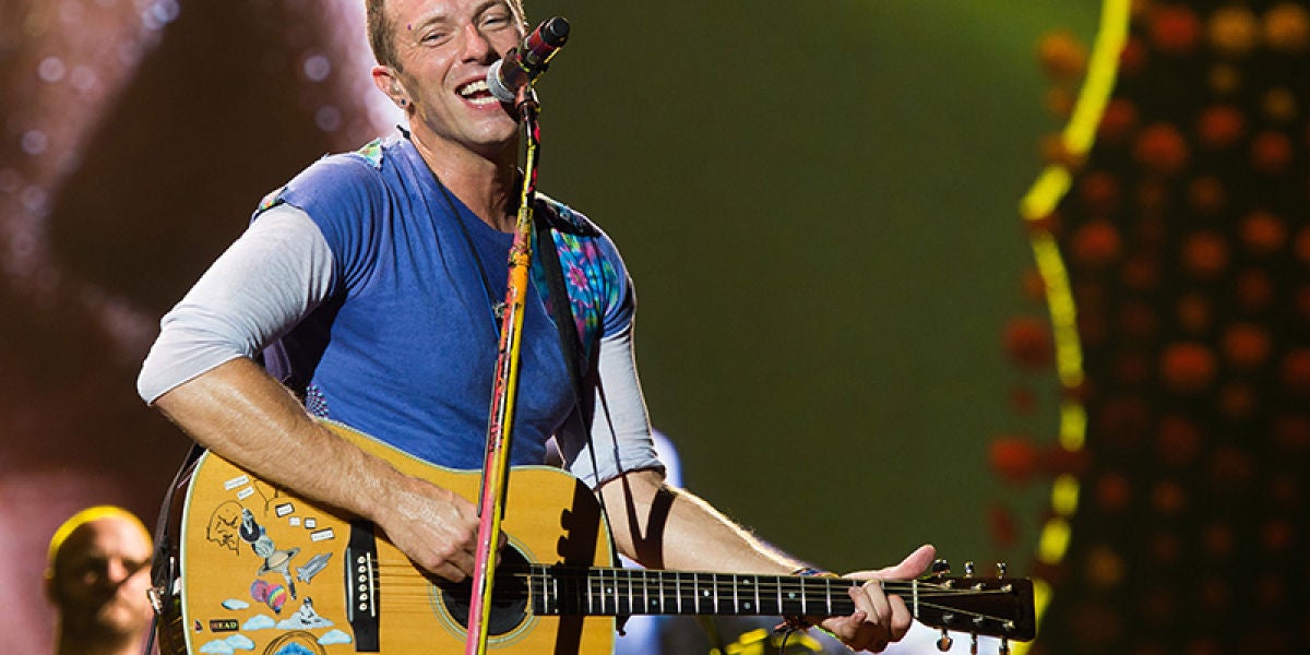 Chris Martin en su última gira