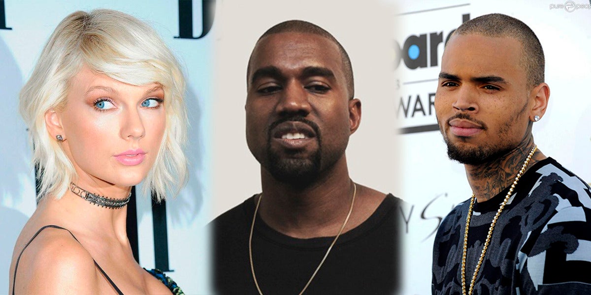 Chris Brown ha arremetido duramente contra Taylor Swift por su polémica con Kanye West