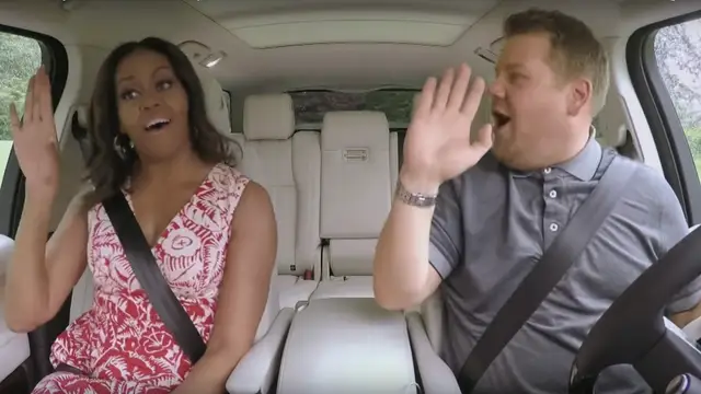 Michelle Obama bailando 'Single Ladies' junto a James Corden
