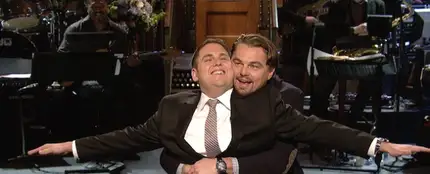 Jonah Hill y Leonardo DiCaprio Jonah Hill y Leonardo DiCaprio