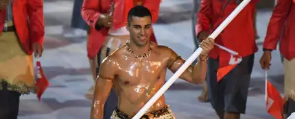 Pita Taufatofua, el abanderado de Tonga en los JJOO Pita Taufatofua, el abanderado de Tonga en los JJOO