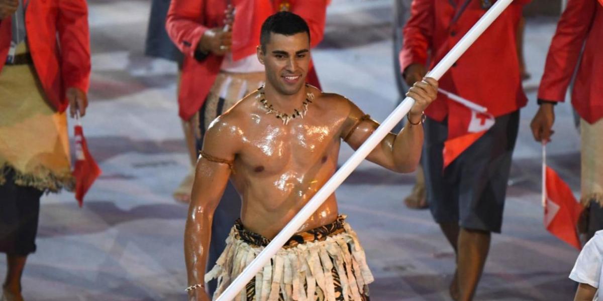 Pita Taufatofua, el abanderado de Tonga en los JJOO