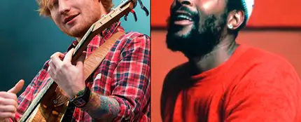 Ed Sheeran y Marvin Gaye Ed Sheeran y Marvin Gaye