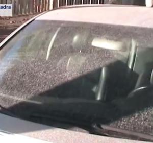 Uno de los coches cubiertos de cocaína Uno de los coches cubiertos de cocaína