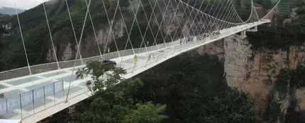 Puente de cristal en Hunan Puente de cristal en Hunan