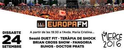 Escenario Europa FM La Mercè Escenario Europa FM La Mercè