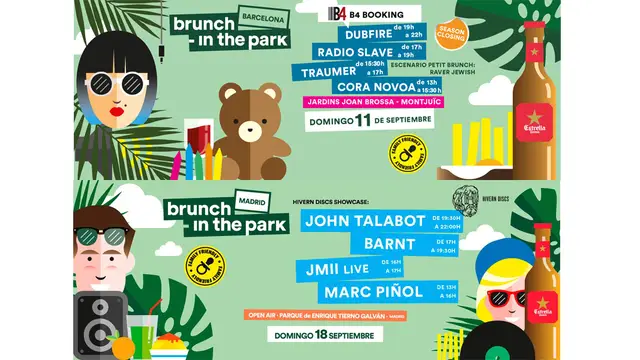 Gana entradas para Brunch -In The Park en Barcelona y Madrid
