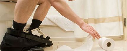 Apretón en el baño Apretón en el baño
