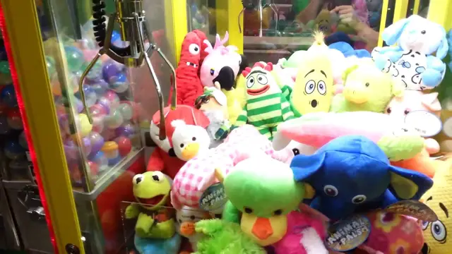 Máquina recreativa de peluches