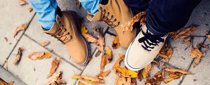 Pareja en otoño Pareja en otoño