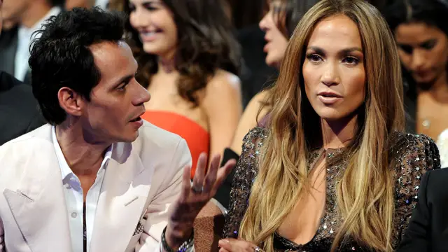 Marc Anthony y Jennifer López en los Grammy Latinos