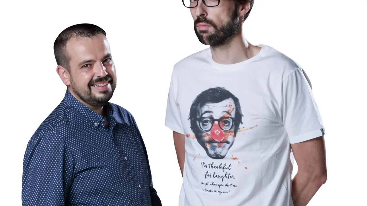 Kiko Béjar y Quique Peinado, presentadores de EuroPlay Kiko Béjar y Quique Peinado, presentadores de EuroPlay