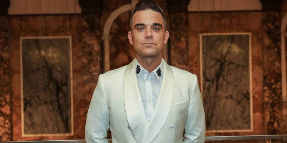 Robbie Williams en los Attitude Awards en Londres