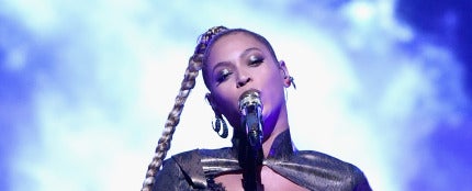 Beyonc&eacute; durante el concierto ben&eacute;fico Tidal X 1015