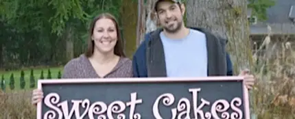 Pareja propietaria de la pastelería Sweet Cakes Pareja propietaria de la pastelería Sweet Cakes