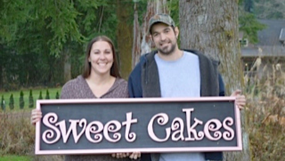 Pareja propietaria de la pastelería Sweet Cakes