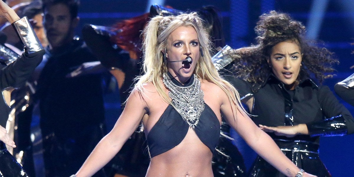 Britney Spears en su espectáculo Piece Of Me en Las Vegas