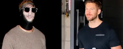 Calvin Harris se disfraza de David Guetta Calvin Harris se disfraza de David Guetta