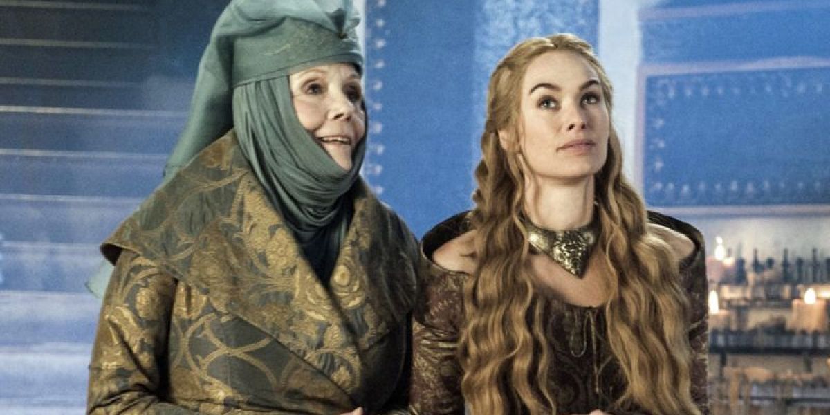 Lady Olena Tyrell y Cersei Lannister en 'Juego de Tronos'