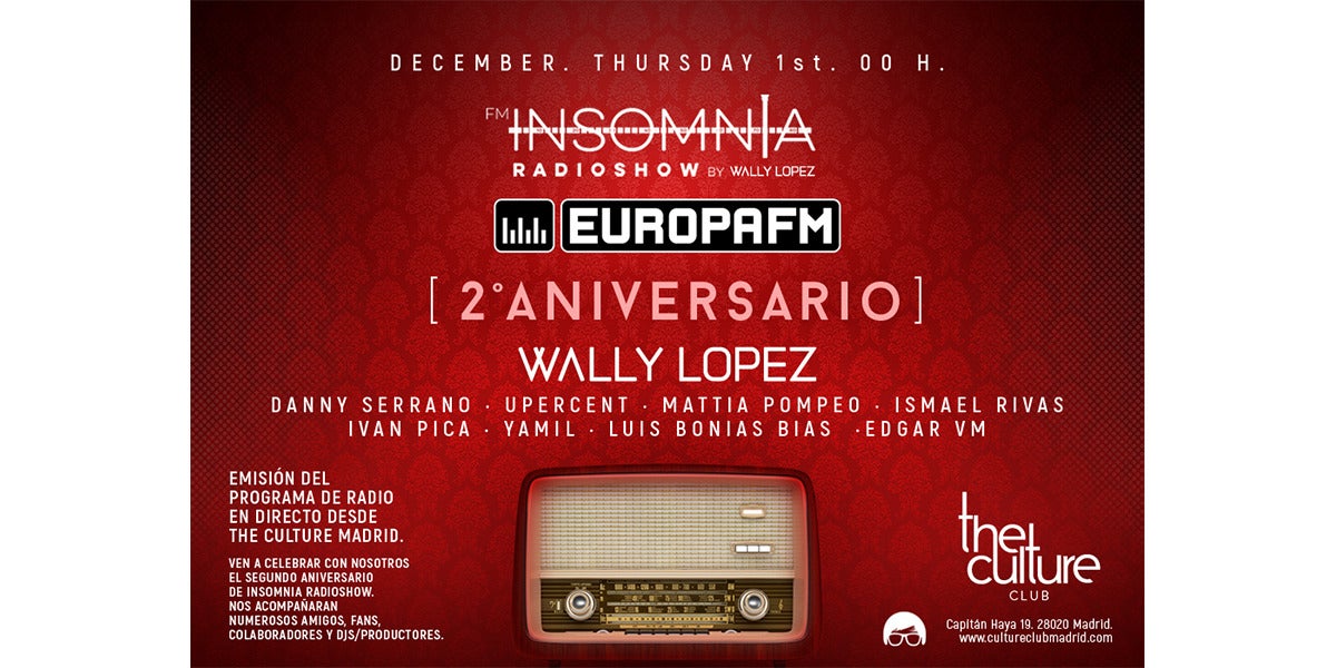 Fiesta del II Aniversario de Insomnia Radioshow