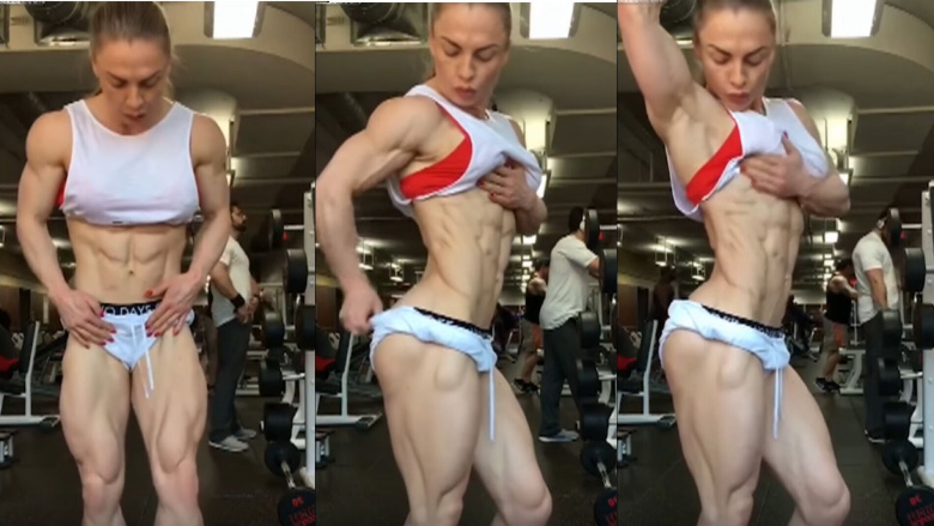 Mujer con un 0% de grasa corporal