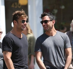 Ricky Martin y Jwan Yosef Ricky Martin y Jwan Yosef