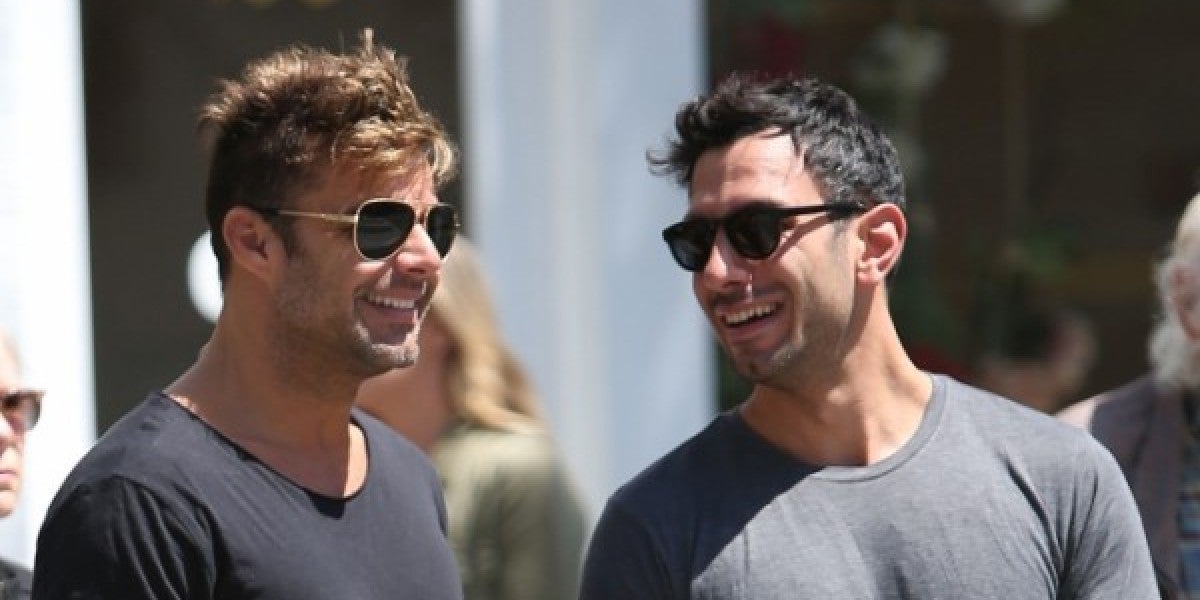 Ricky Martin y Jwan Yosef