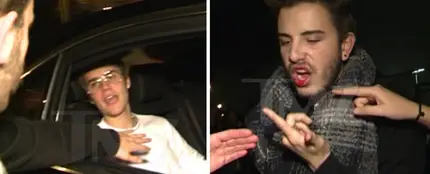 Justin Bieber le pega un puñetazo a un fan en Barcelona Justin Bieber le pega un puñetazo a un fan en Barcelona