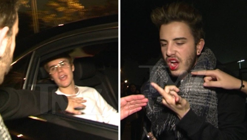 Justin Bieber le pega un puñetazo a un fan en Barcelona