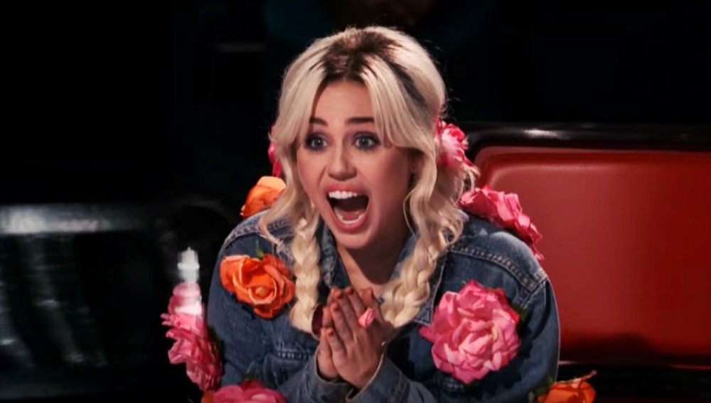 Miley Cyrus en The Voice