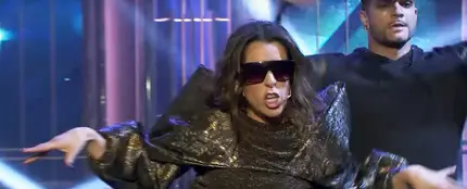 Ruth Lorenzo imitando a Lady Gaga Ruth Lorenzo imitando a Lady Gaga