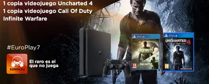 Concurso Europlay: Ps4 Slim, Uncharted 4 y Call Of Duty Concurso Europlay: Ps4 Slim, Uncharted 4 y Call Of Duty