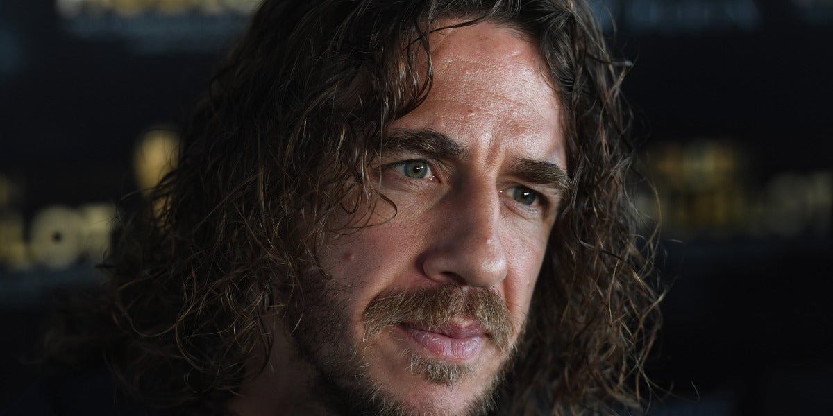 Carles Puyol, en un acto