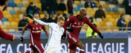 Momentos del encuentro entre el Dinamo de Kiev ante el Besiktas Momentos del encuentro entre el Dinamo de Kiev ante el Besiktas