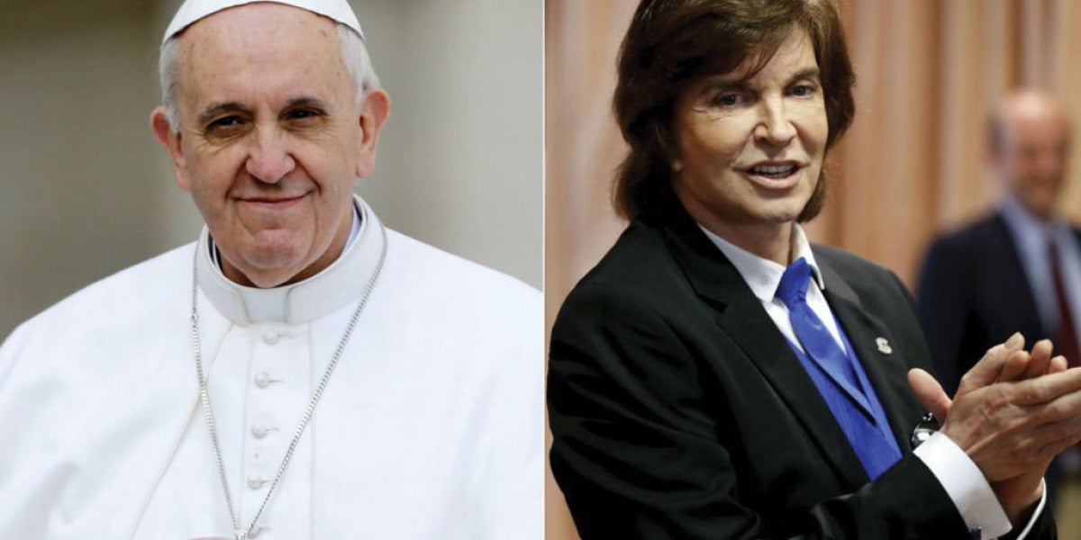 El dueto entre el papa Francisco y Camilo Sesto