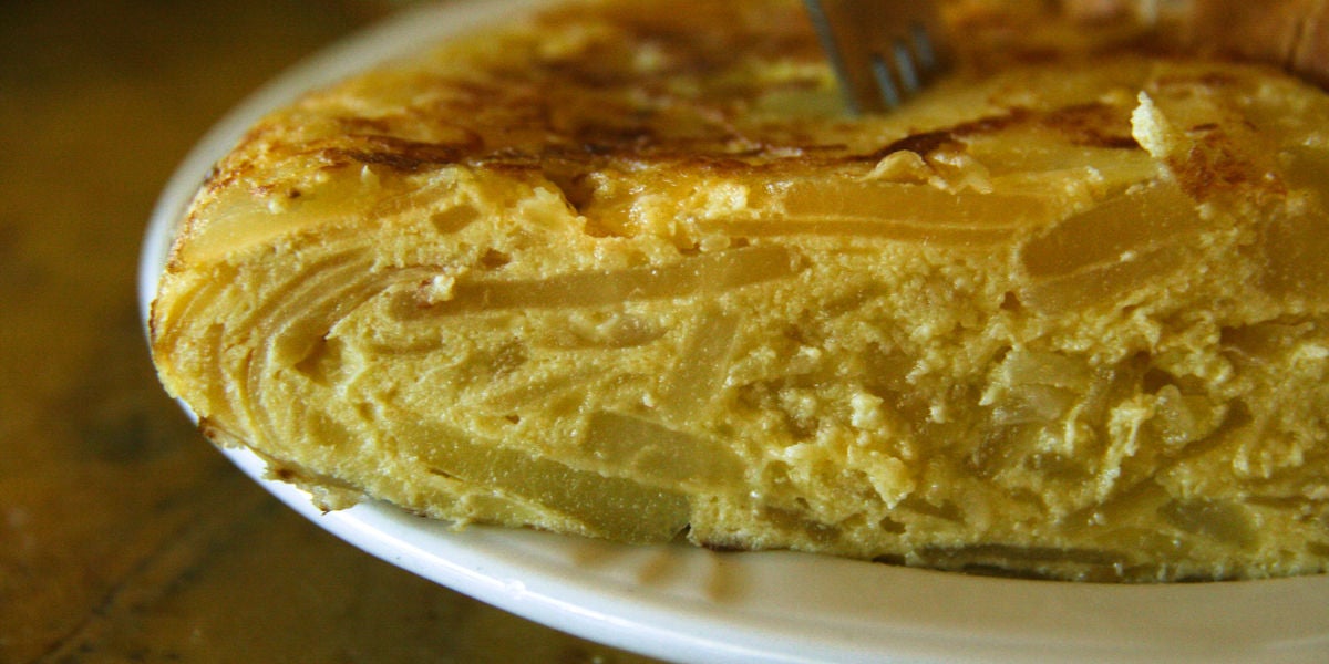 Esta tortilla de patatas es completamente normal