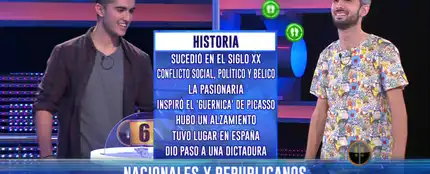 Ahora caigo - La escasa cultura en Ahora Caigo sobre la Guerra Civil española que hizo arder las redes sociales Ahora caigo - La escasa cultura en Ahora Caigo sobre la Guerra Civil española que hizo arder las redes sociales