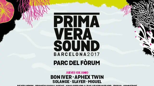 Cartel del Primavera Sound 2017